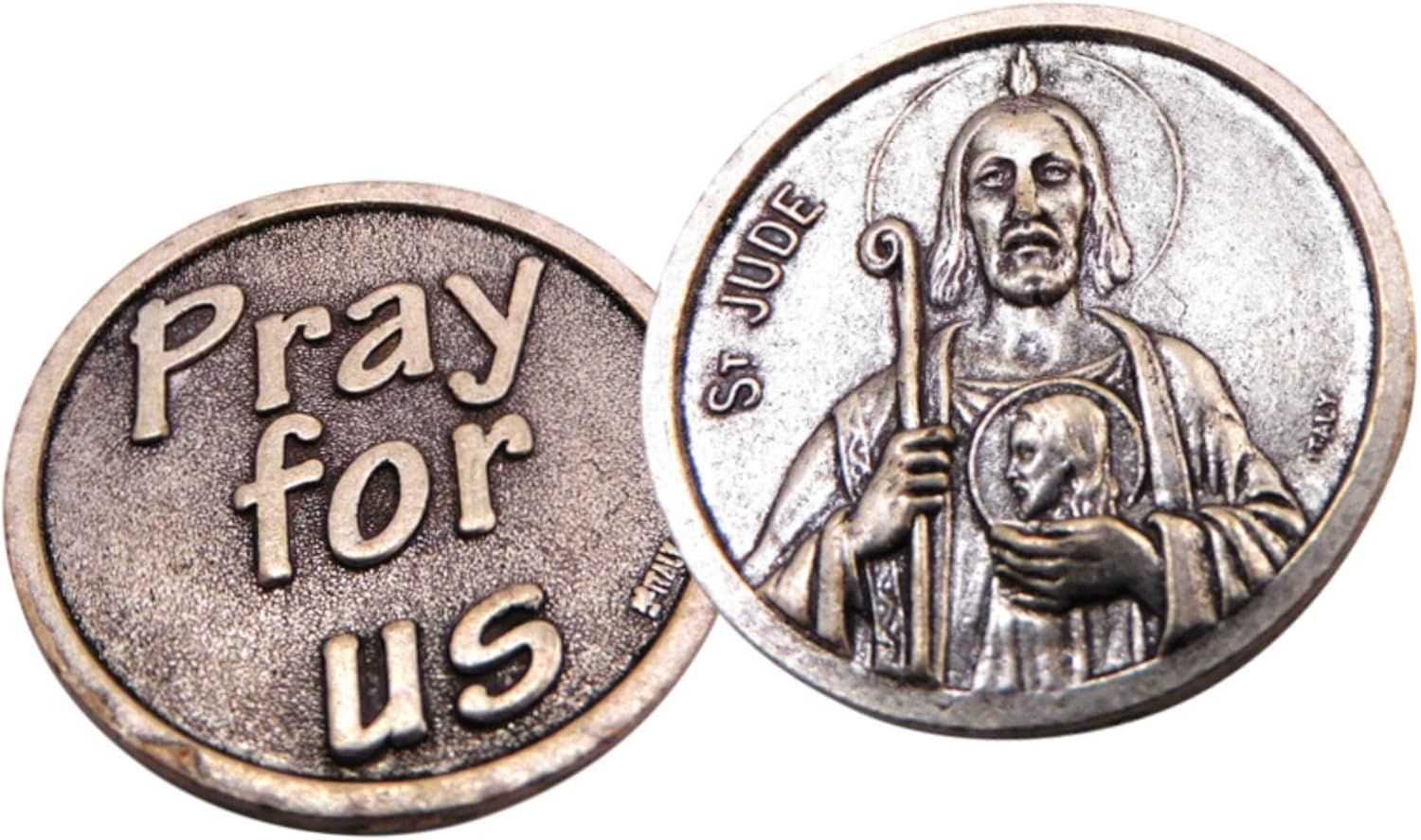 Westmon Works St Jude Prayer Token Set Italian Metal Saint