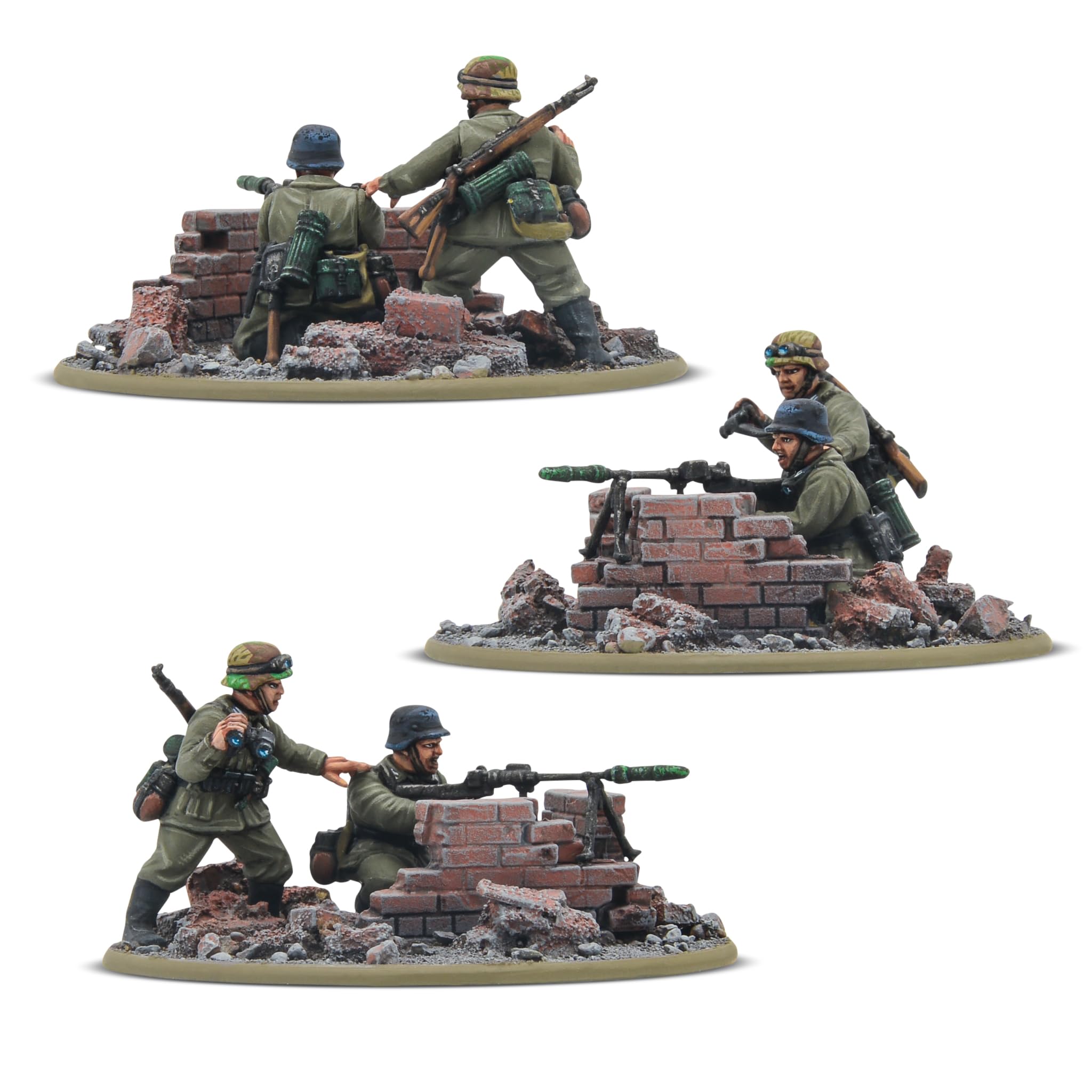 Warlord Games Bundeswehr-Veteranen-Infanterie-Zug – 28 mm große Kunststoff-Miniaturen für Bolzenaktion, sehr detaillierte Miniaturen aus dem 2. Weltkrieg