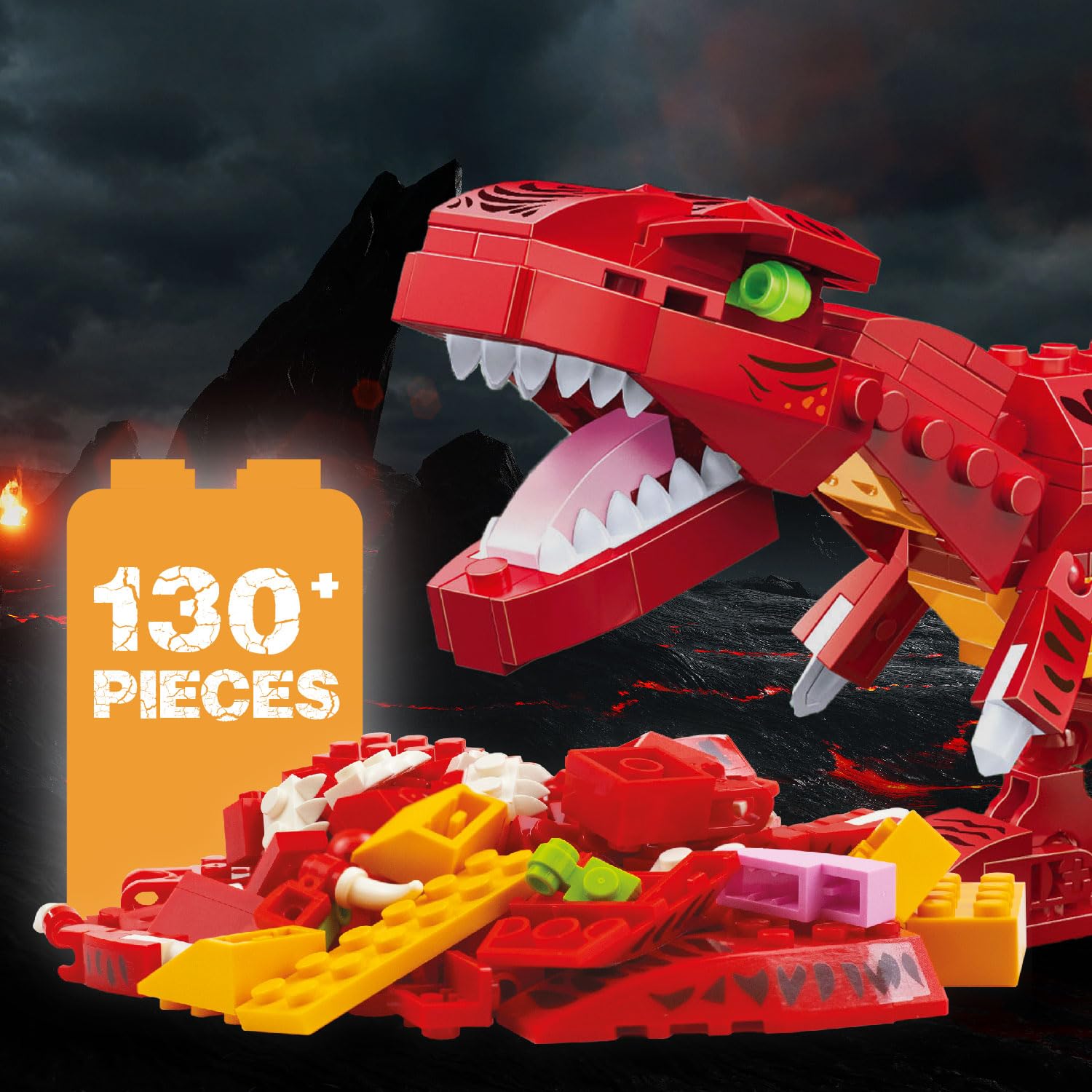 Science4you T-Rex Building Kit for Kids, Build your own Dinosaur Park, Have Fun Build Dino - Image 4