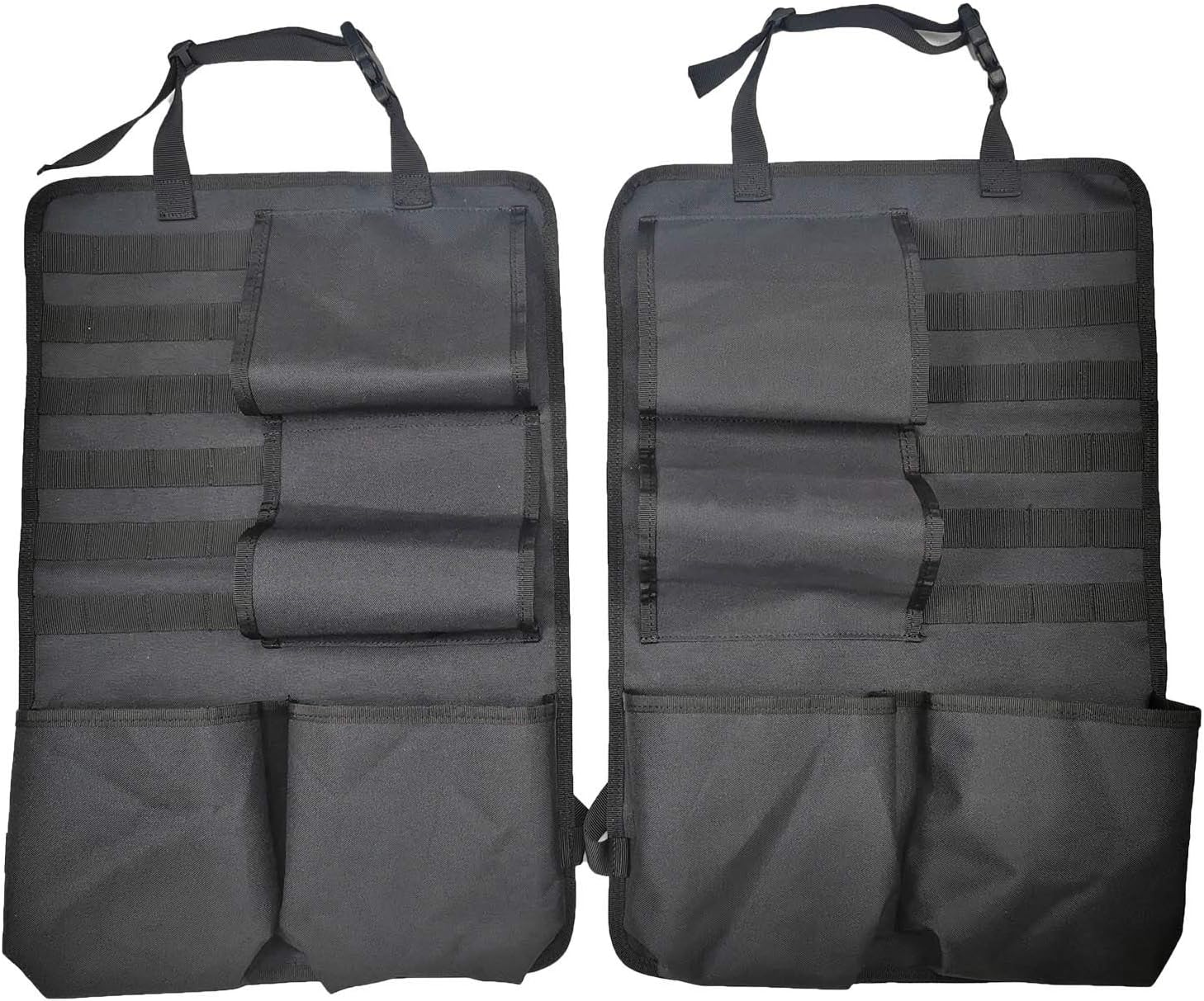 Yawayda 2 Pack Tactical Seat Back Organizer with Horizontal Gun Rack Holder for Truck Pickup F150 Front Seatback Cover Universal Molle Vehicle Panel Protector for Hunting Rifle Shotgun Storage : Sports & Outdoors