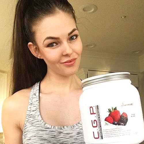 Vista 8 de Metabolic Nutrition, CGP, fosfato de creatina glicerol, 100% polvo de creatina micronizada, suplemento pre intra post entrenamiento, ponche