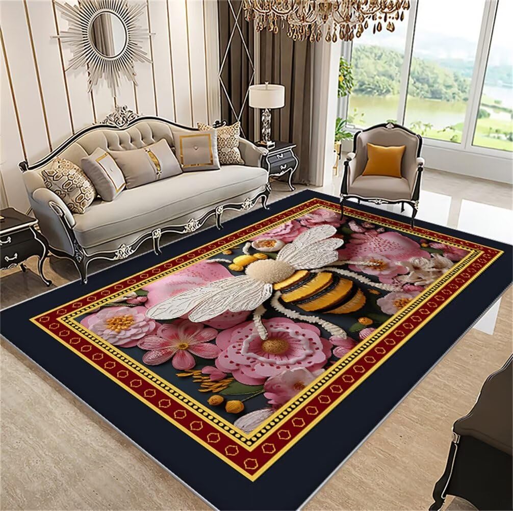 Tapis de chambre à coucher résistant à l'usure et facile à laver