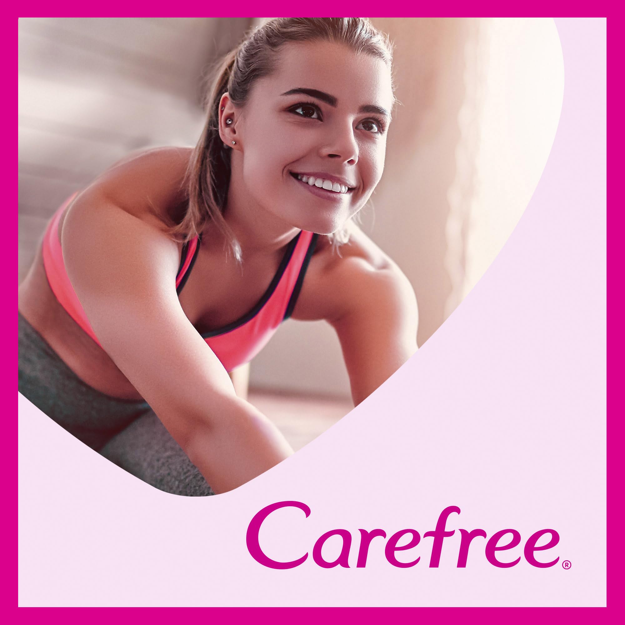 Carefree Plus Large de Fragancia Ligera Protegeslips (48 unidades), protege slips absorbentes y transpirables de uso diario, protectores extra largos con protección contra el mal olor — view 4