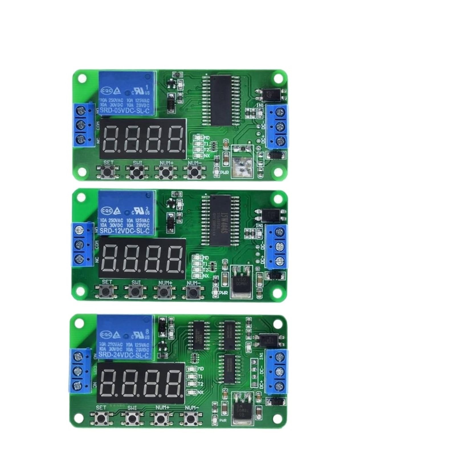 1 szt. CE030 DC 5 V 12 V 24 V wielofunkcyjny przekaźnik opóźnienia przełącznik czasowy moduł włączania/wyłączania (CE030 24V)