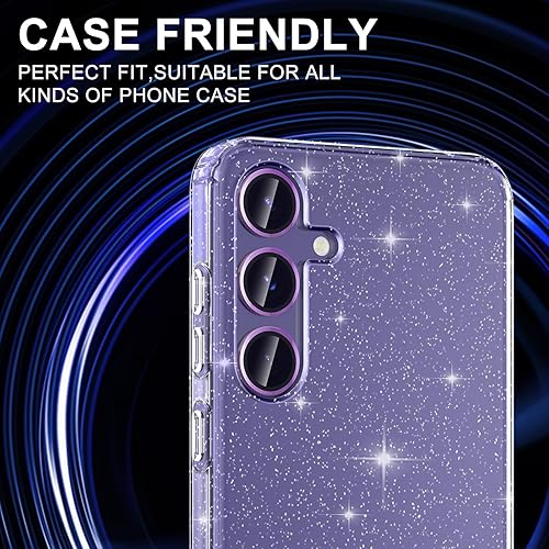 Vista 327 de para Samsung Galaxy Z Flip 7 Protector de Lente de Cámara, Cubierta de Lente de Vidrio Templado con Anillo de Metal Individual, [Fuerte Adhesión] 1