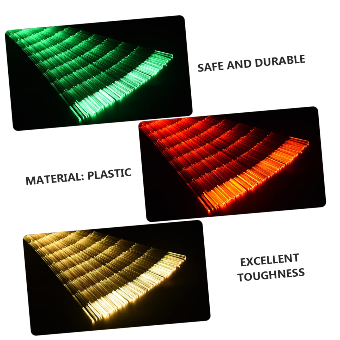 HOMSFOU 9stücke Lange Optische Faser Für Lichtleitung Für Sternenhimmel-decken Und Kreative Lichtdekorationen Hochwertige Lichtleiter Mit Flexibler Anwendung