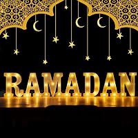 GOAUS Ramadan ábécé LED dekoráció elemes, asztali és függeszthető otthoni díszvilágítás 1