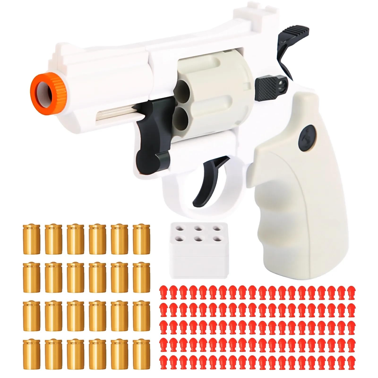 Amazon.com: ASTM-Certified ZP5 Compact Toy Revolver: Quick Reload