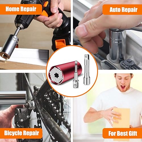 Miniatura 7 de Herramientas de enchufe súper universales, regalos para hombres, desenroscar cualquier perno, juego de herramientas de relleno de calcetines de