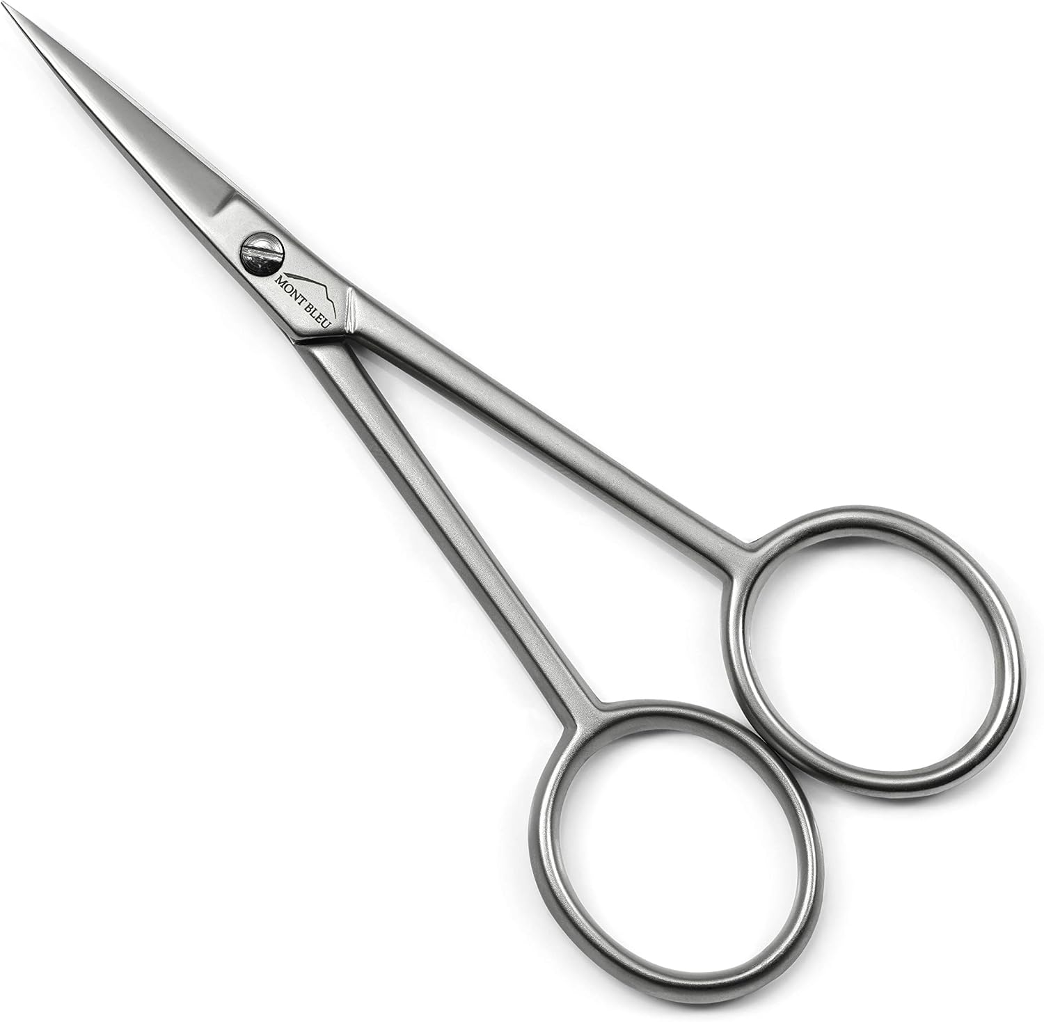 Mont Bleu Mustache Silhouette Scissors, Carbon Steel, Made in Italy