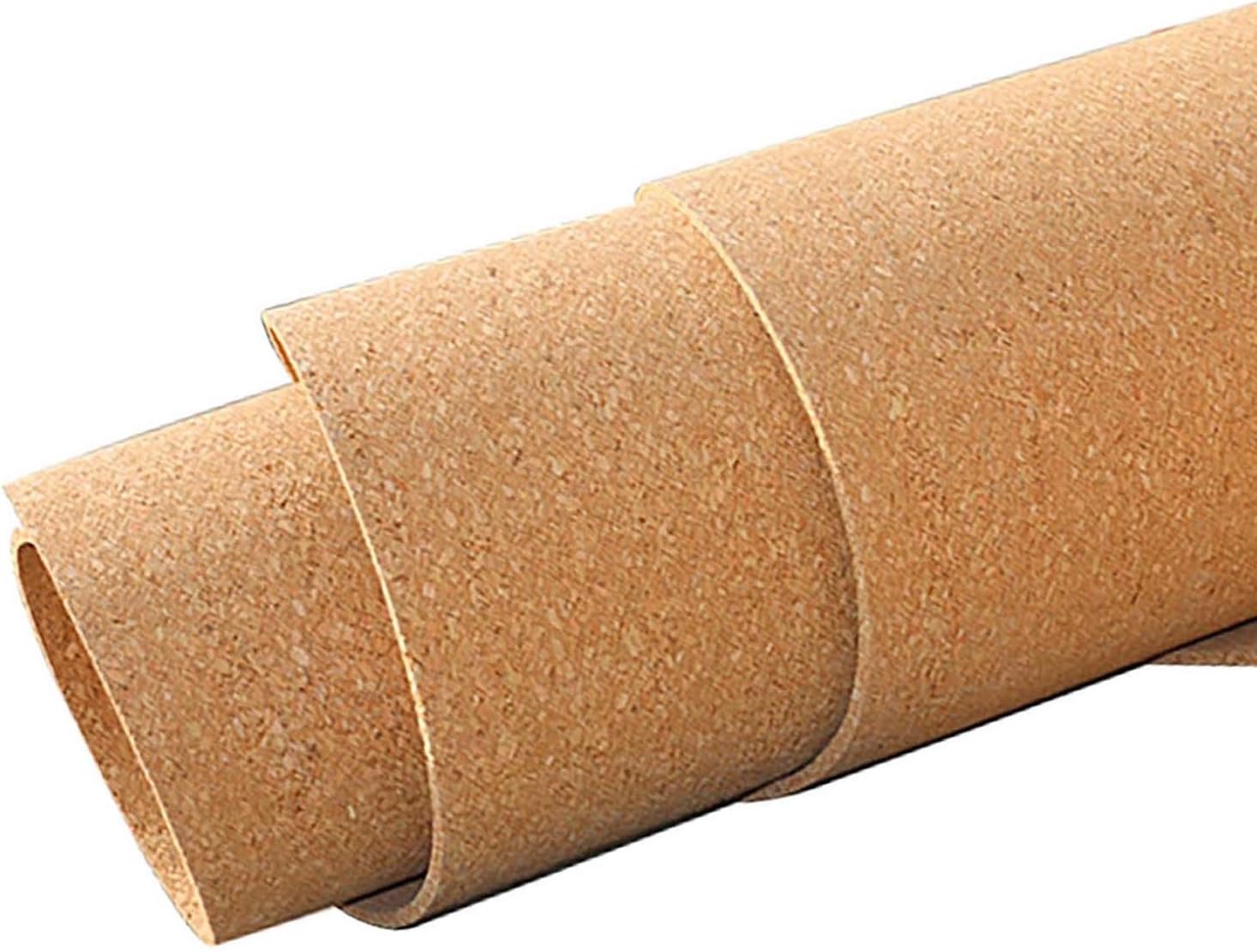 Natural Cork Boards For Walls, Pin Boards For Walls, Large Cork Board Roll, Corkboard Liner Strips, 1/3" 1/4" Thick, For Diy Supplies Drawer Liner ( Color : Thick 6mm , Size : 0.9mx1m(3ftx3.3ft) )