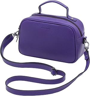 Bolsa Feminina Transversal de Couro Bovino Legítimo Mariart Alice