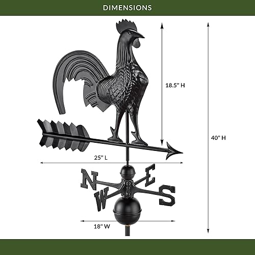 Miniatura 16 de Good Directions Veleta Bantam Rooster