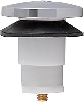 Vista 1 de EZ-FLO Tapón de drenaje de punta ABS con sello de goma, rosca de 5/16 pulgadas, cromado, 35227