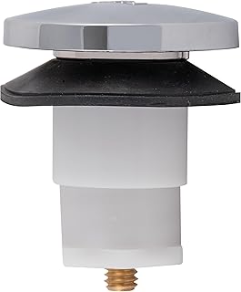 EZ-FLO ABS Tip-Toe Drain Stopper with Rubber Seal, 5/16 Inch Thread, Chrome Plated, 35227