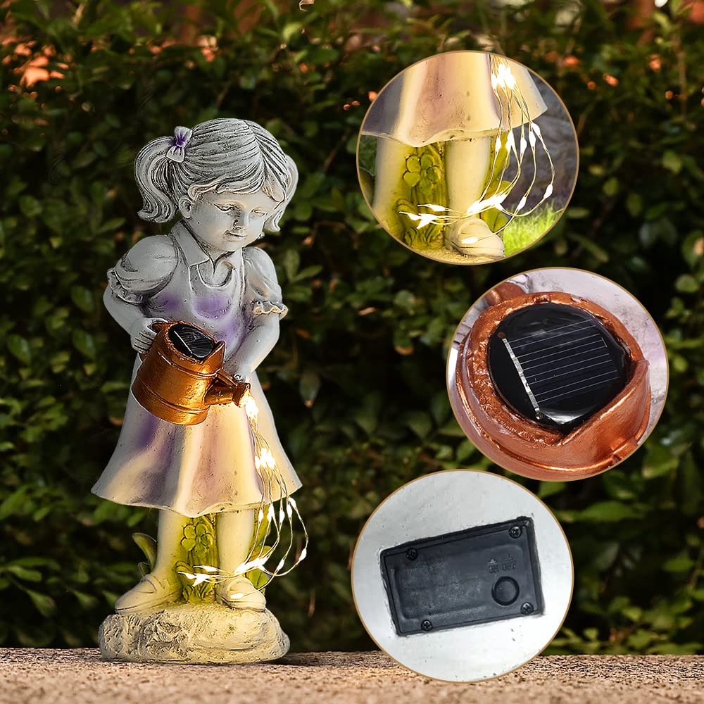 YODY Statues Solaires De Jardin - Décoration D'extérieur Pour