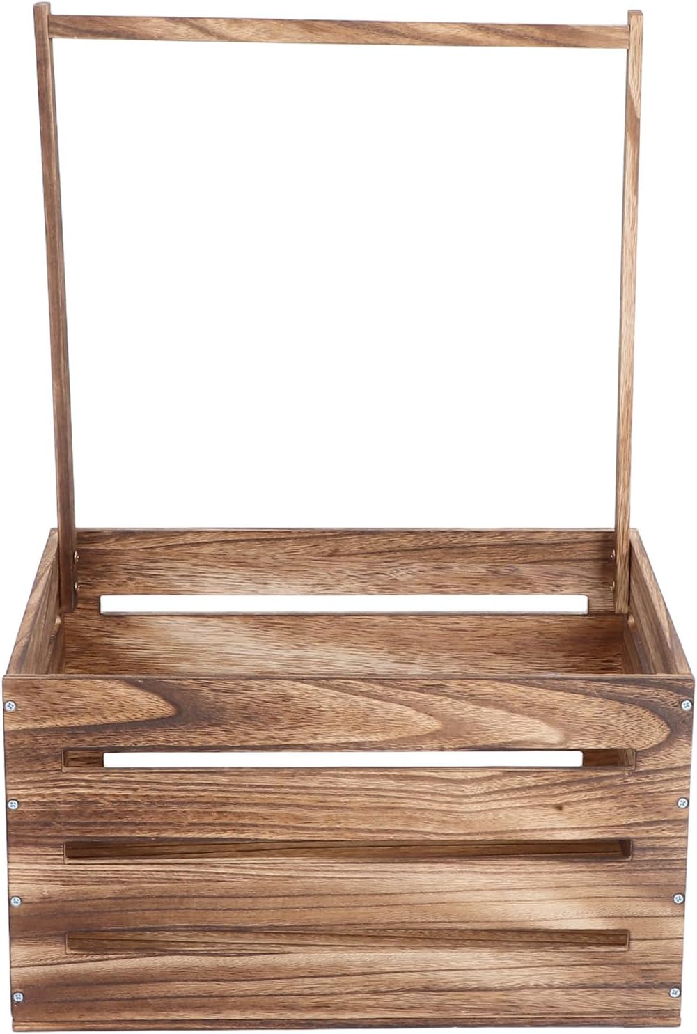 Wood Baby Shower Hamper with Handle for Home Storage Coffee