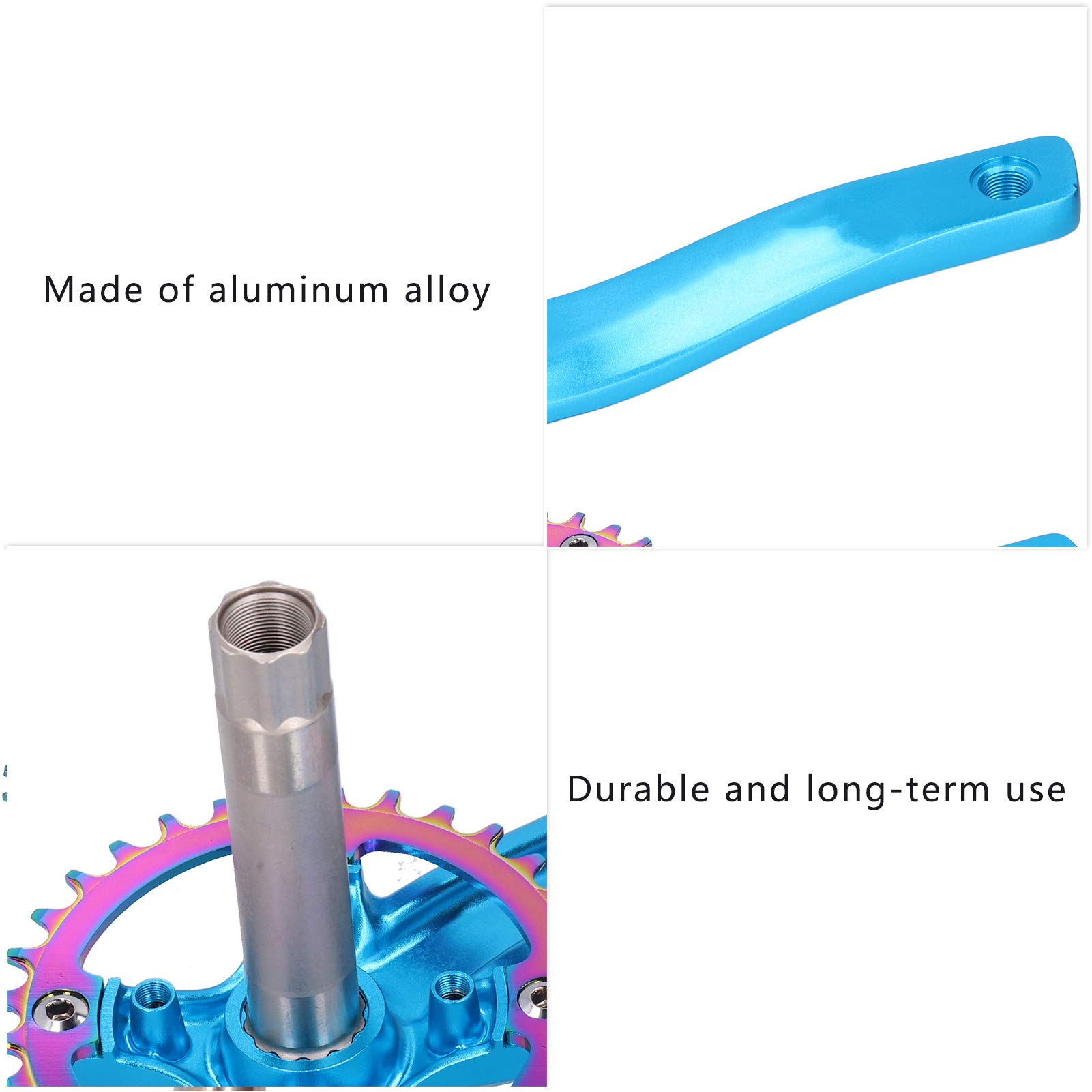 Mechanizm korbowy rowerowy Kuuleyn, ZK-22 Bicyde tarcza koło łańcuchowe korba rowerowa ze stopu aluminium ramiona mechanizmu korbowego 32T tarcza