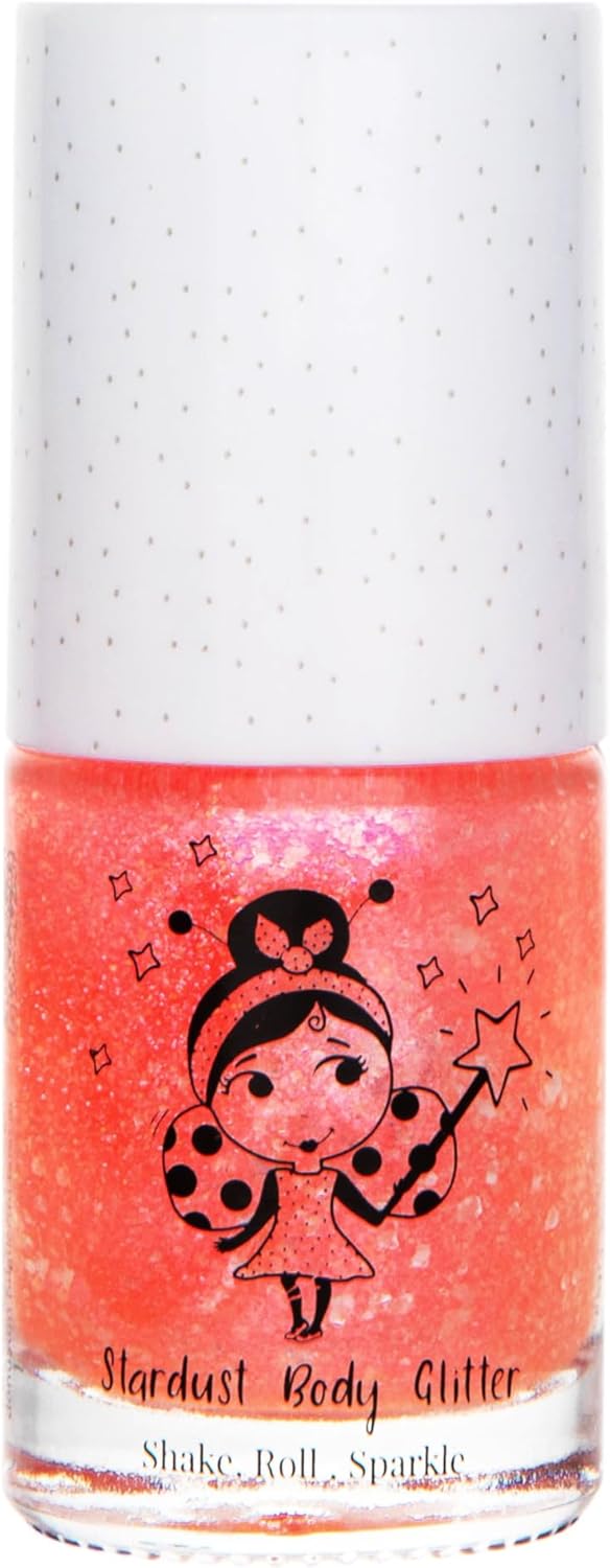 Miss Nella Planet Pink Roll-On Body Glitter, niet-giftige kinderglans