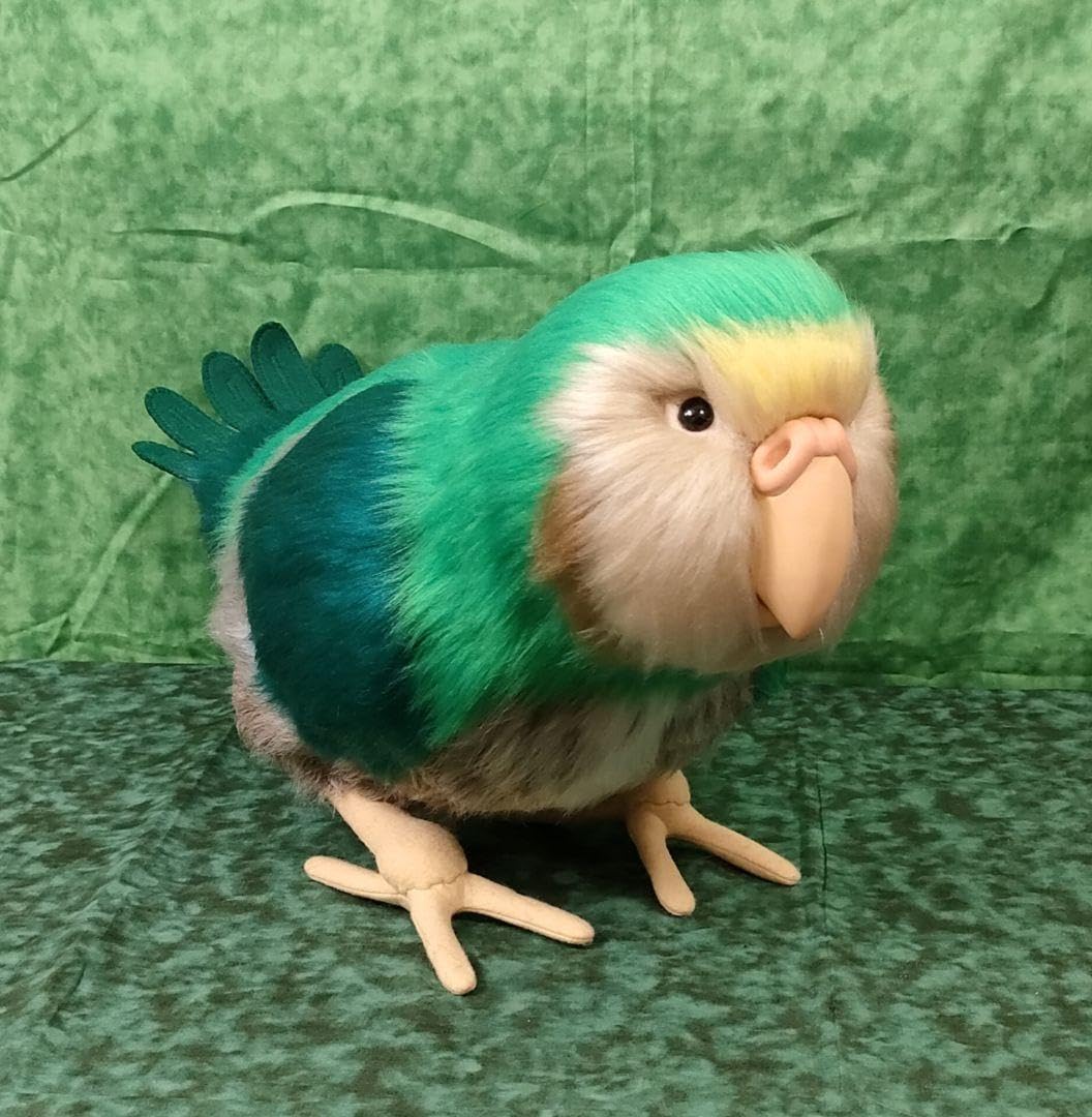 カカポのぬいぐるみ(有翼・自立可動式・鳴き声仕掛け低音ボイスver