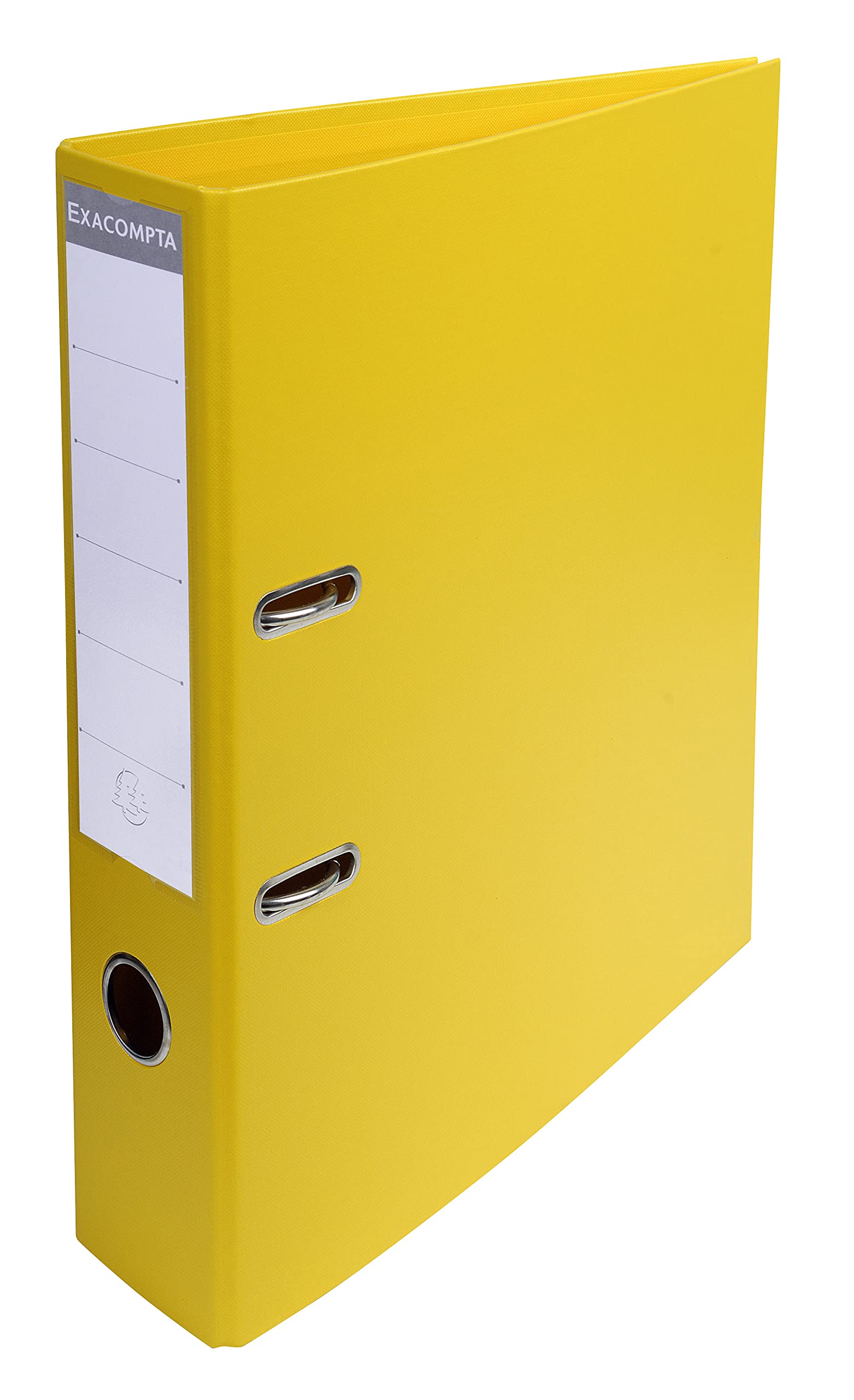 Exacompta - rif. 58749E - cartone da 50 raccoglitori a leva A4 Export - dorso da 70mm - meccanismo 75mm - dimensioni esterne: 32X29X7cm - formato per archiviazione A4 - colore: giallo