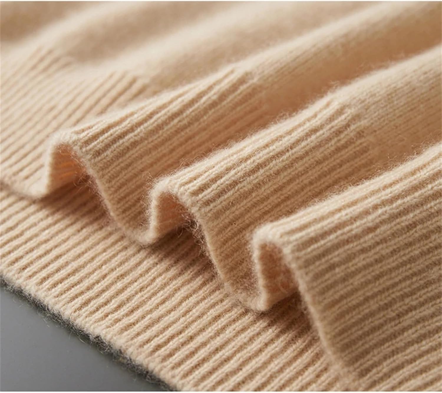 [Mnjyihy] 男性 100% ヤギカシミヤニットセータープルオーバー肥厚帽子ソフトウォーマーフルスリーブジャンパー