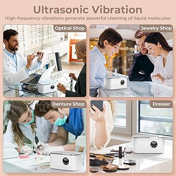 メガネ・老眼鏡 Sodick ULTRA SONIC CLEANER Ultrasonic Jewelry Cleaner, Ultrasonic Cleaner with 600ML
