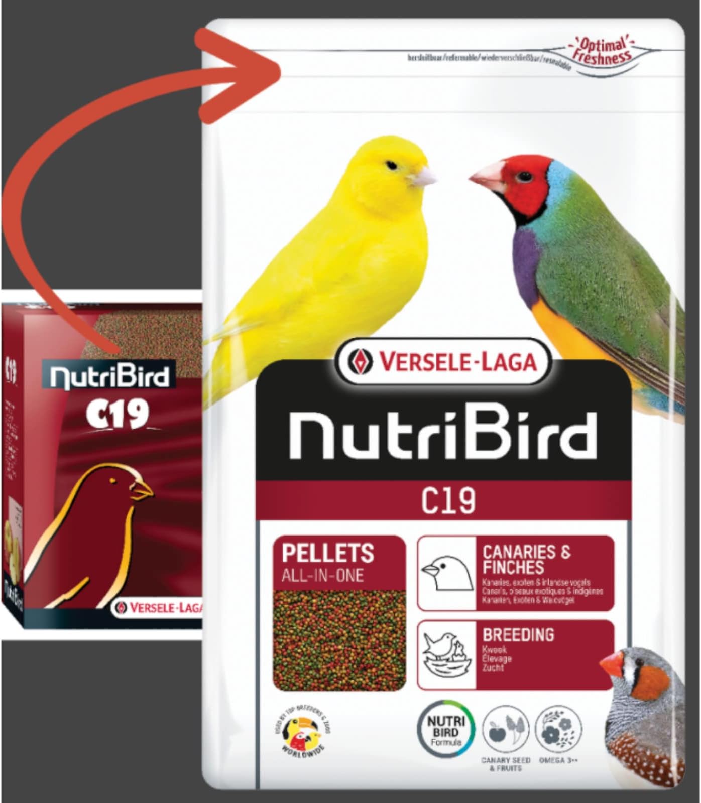 Versele-laga A-16960 Nutribird C19 Cañaris - 5kg