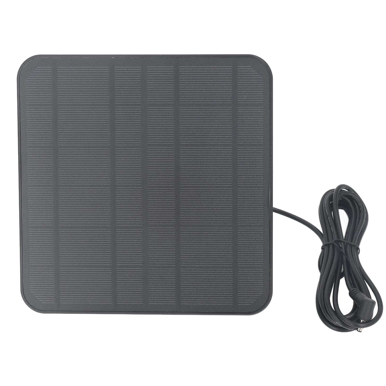 Yosoo Health Gear Solarpanel für Kamera, 12W Schnellladendes Wasserdichtes Wandmontierbares Solarladegerät, IP65, Einstellbar, für Spotlight CAM Batterie und Stick Up CAM, Schwarz