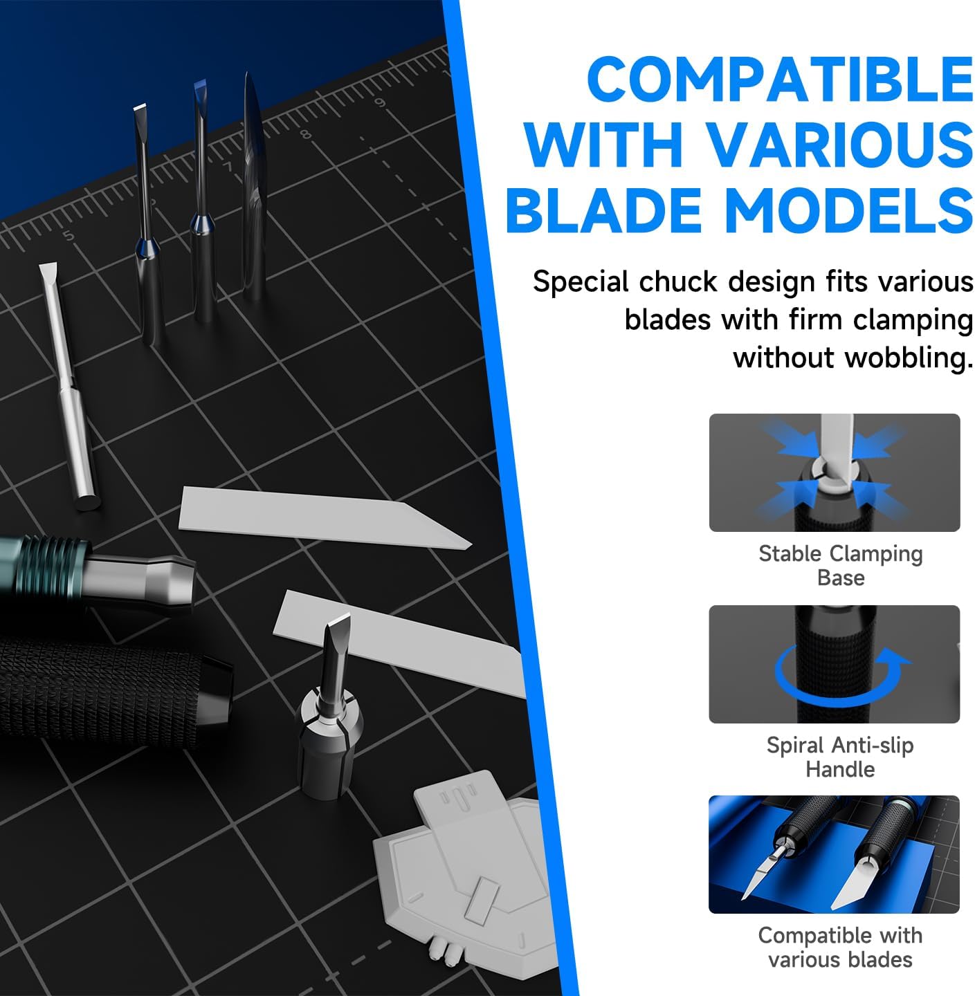 Ceramic Scraper for Gundam Model Repair and Curved Edge Deburring Tool