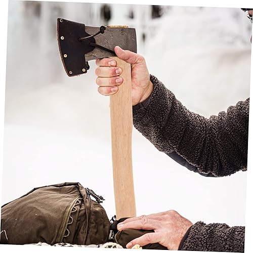 Miniatura 5 de Mango de madera de repuesto, mango de madera genuina para hacha, accesorio para hacha de madera, accesorios de mango de madera, mango de mango para