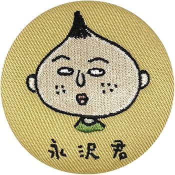 Amazon | ティーズファクトリー ちびまる子ちゃん 刺繍缶バッジ 原作