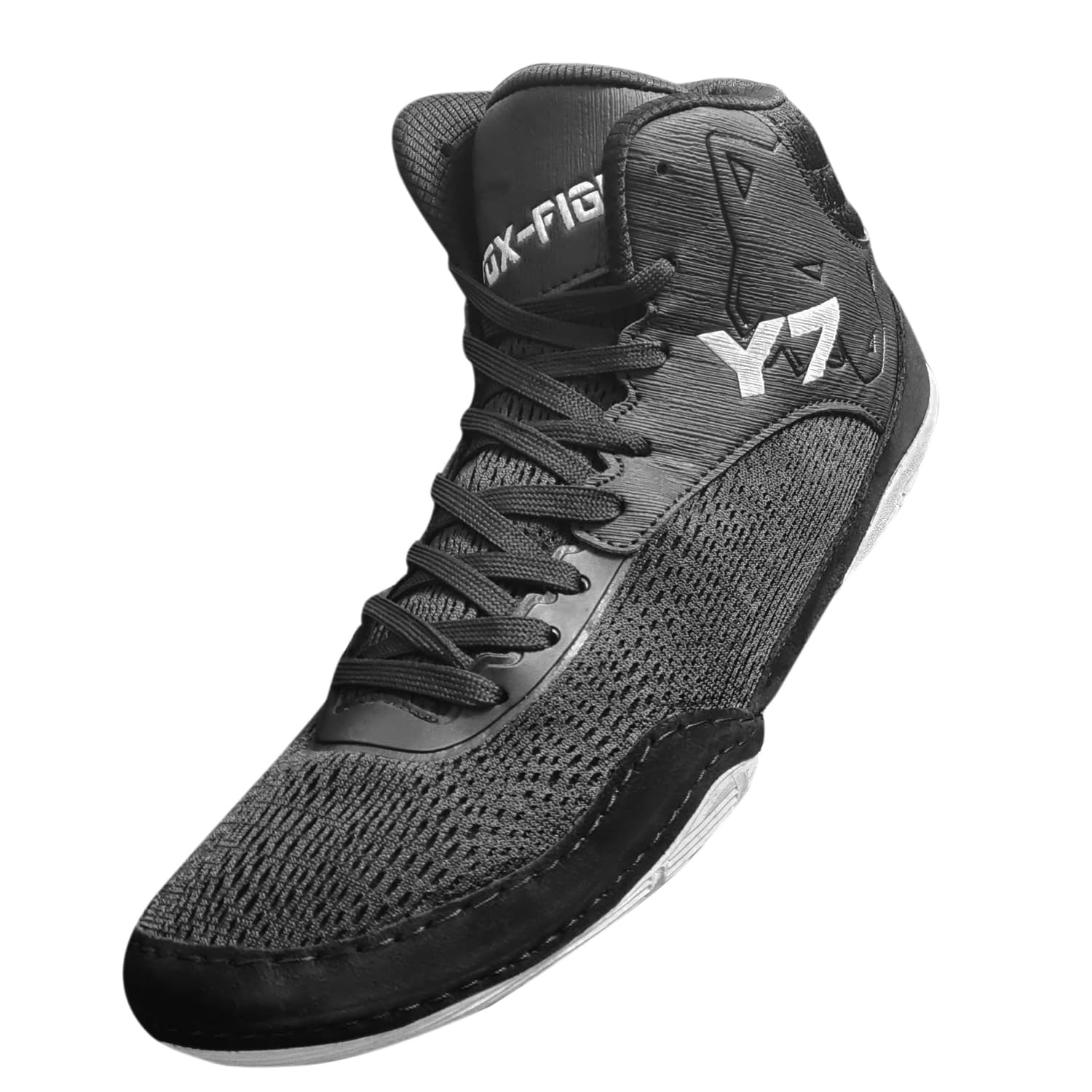 FOX-FIGHT Y7 Kampfsport Schuhe | Ringerschuhe | für Damen und Herren | Atmungsaktiv Flexibel | Wildleder | Athletik Fitnesschuhe