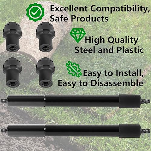 Miniatura 5 de 603983 - Juego de dos piezas de amortiguador de dirección sin cavitación, adecuado para modelos Hustler Raptor, Raptor Flip-Up, Raptor Limited,