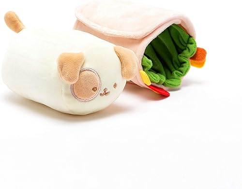 Miniatura 6 de Anirollz Juego de regalo oficial de 3 y 6 pulgadas, 2 piezas, suave, esponjoso, cálido, lindo, cómodo, seguro, con cachorro, gatito, conejo, zorro,