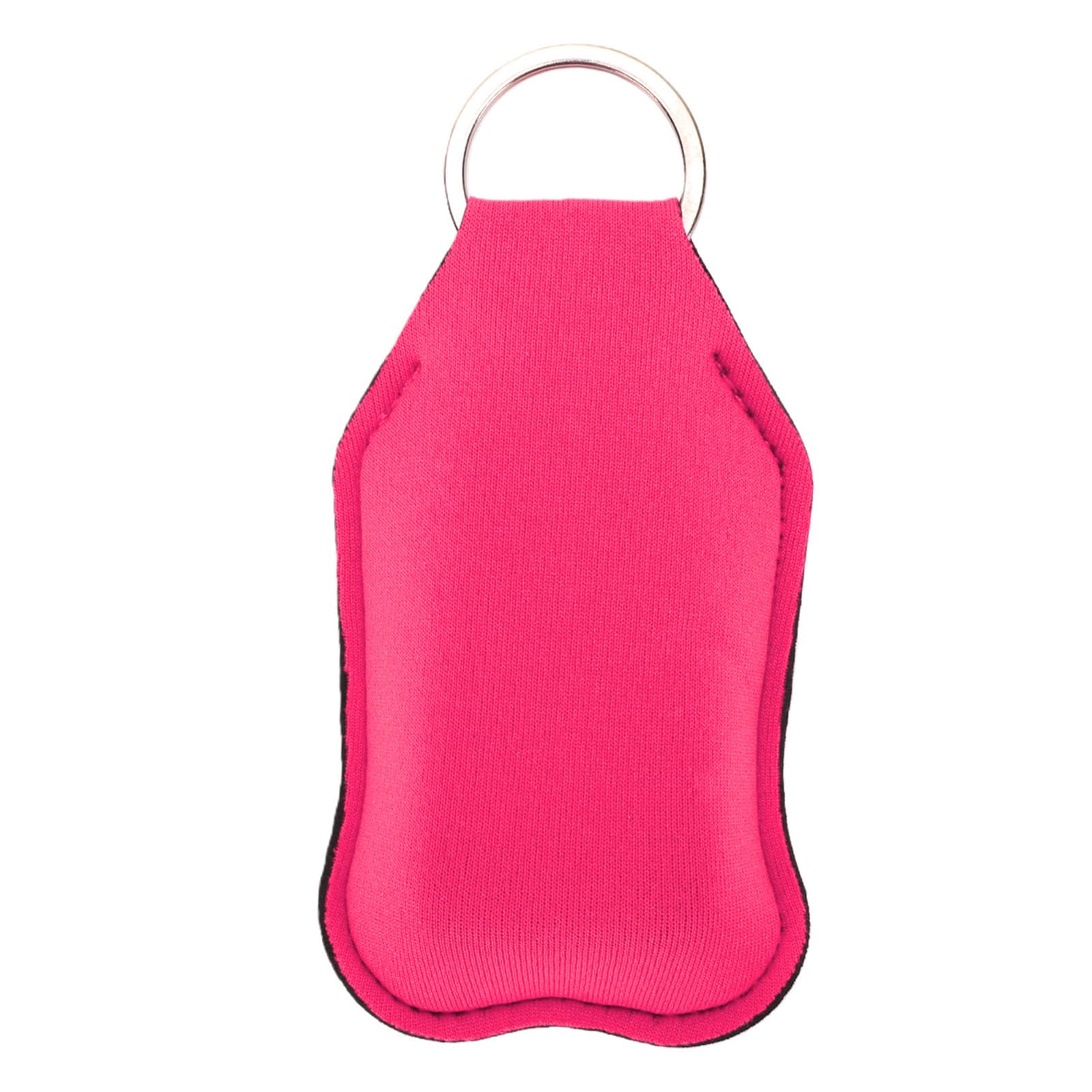 Pratico kit di bottiglie viaggio, 40 pezzi, con portachiavi, multiuso per articoli toeletta, lozioni e disinfettanti per le (rosa rosa)