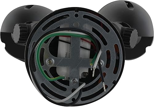 Miniatura 9 de Satco 65712 Luz de inundación de seguridad de doble cabeza de bala, 3000K, bronce