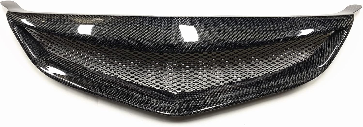 Front Bumper Grille Grill For 2006-2010 2007 Mazda 6 Mazda6 Black Carbon Fiber