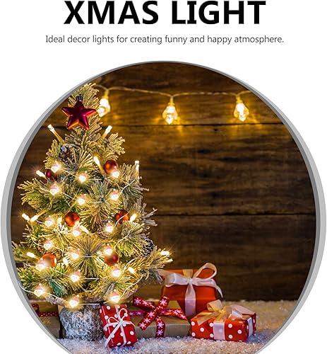 Miniatura 4 de Uonlytech Luz de Navidad, 1 unidad, lámpara de alambre de cobre, luz de Papá Noel, funciona con pilas, decoración de Navidad, decoración del hogar,