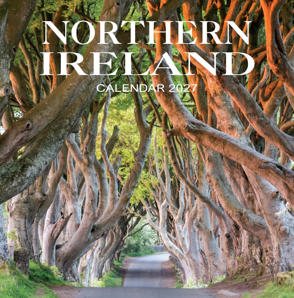 2027 Northern Ireland Calendar: Northern Ireland - Square Wall Calendar - Month to View - 12 Months