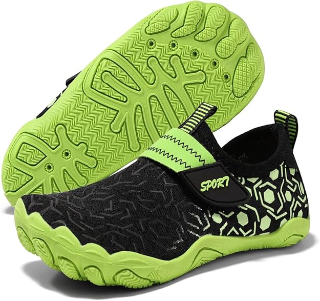 Coutgo Girls Water Shoes Slip On Hiking Outdoor Aqua Socks Quick Dry Lightweight Beach Swim Sports Shoes