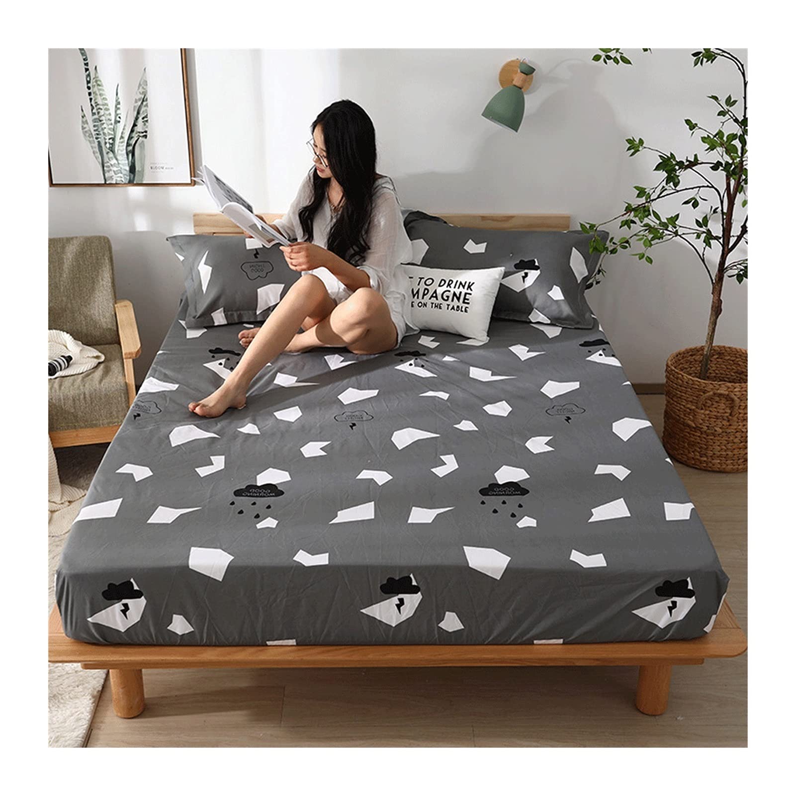 Couvre-matelas imperméable 180x220 cm pour stopper les taches sur votre literie