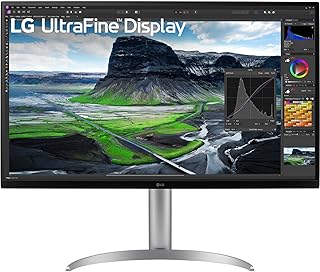 LG 32BQ85U-W 32" UHD Monitor, 3840 x 2160 Nano IPS, HDMI 2.0 (2), Display Port, USB 3.0 (2 Down 1 UP), USB Type-C, DisplayHDR™ 400, TILT, Height Pivot, SPK