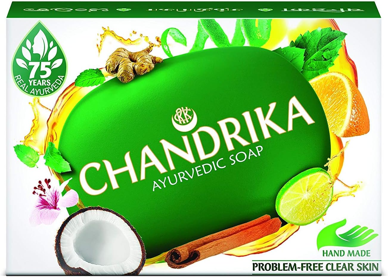 AYERVEDIC Soap CHANDRIKA 150g = 75g x 2