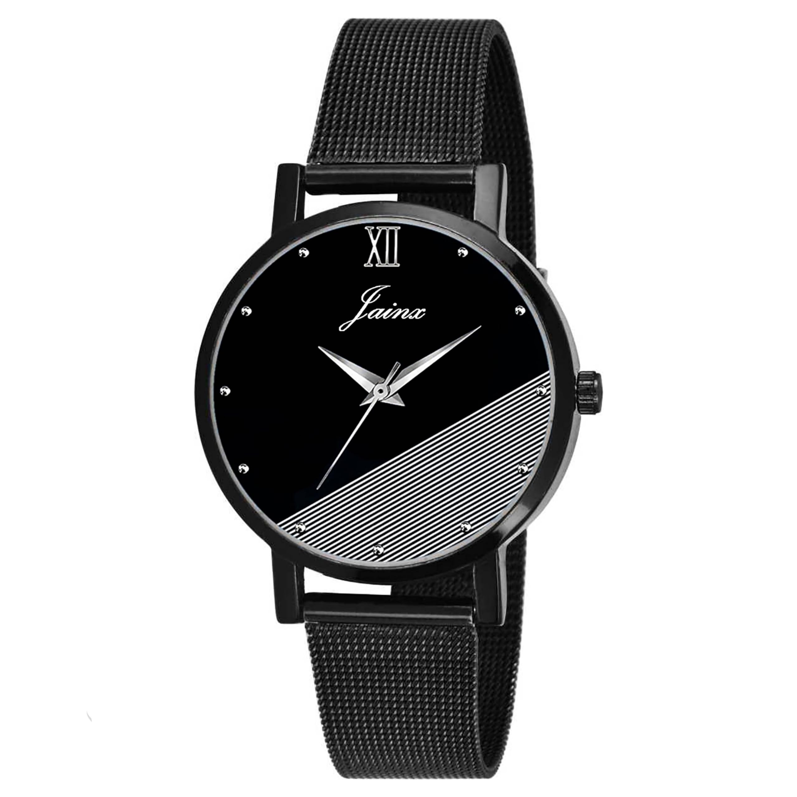 jainx Black Mesh Chain Analog Wrist Watch for Women - JW8569 (B0D1MYBNLB) Amazon Price History, Amazon Price Tracker
