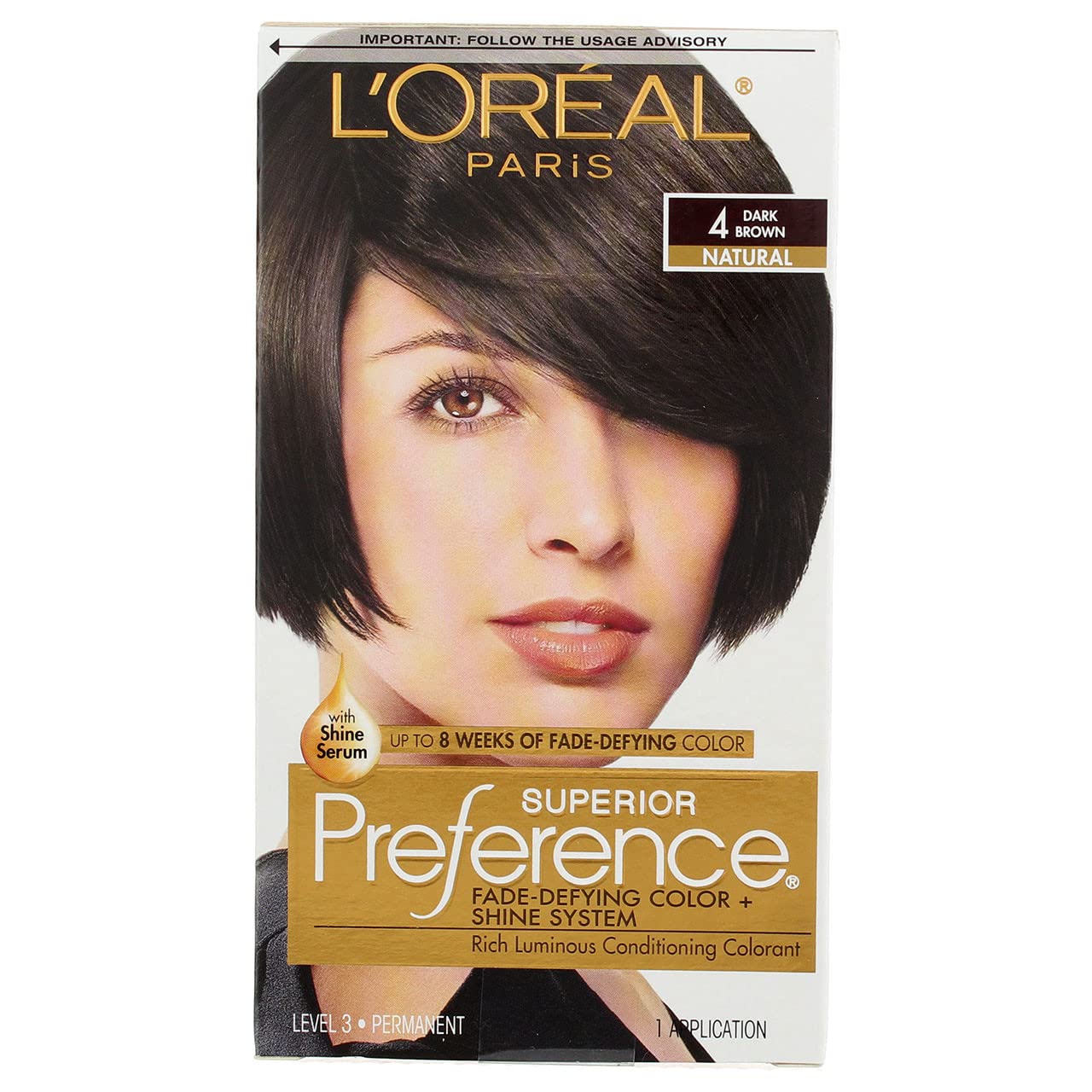 L’Oreal ParisSuperior Preference - 4 Dark Brown 1 Each (Pack of 6)