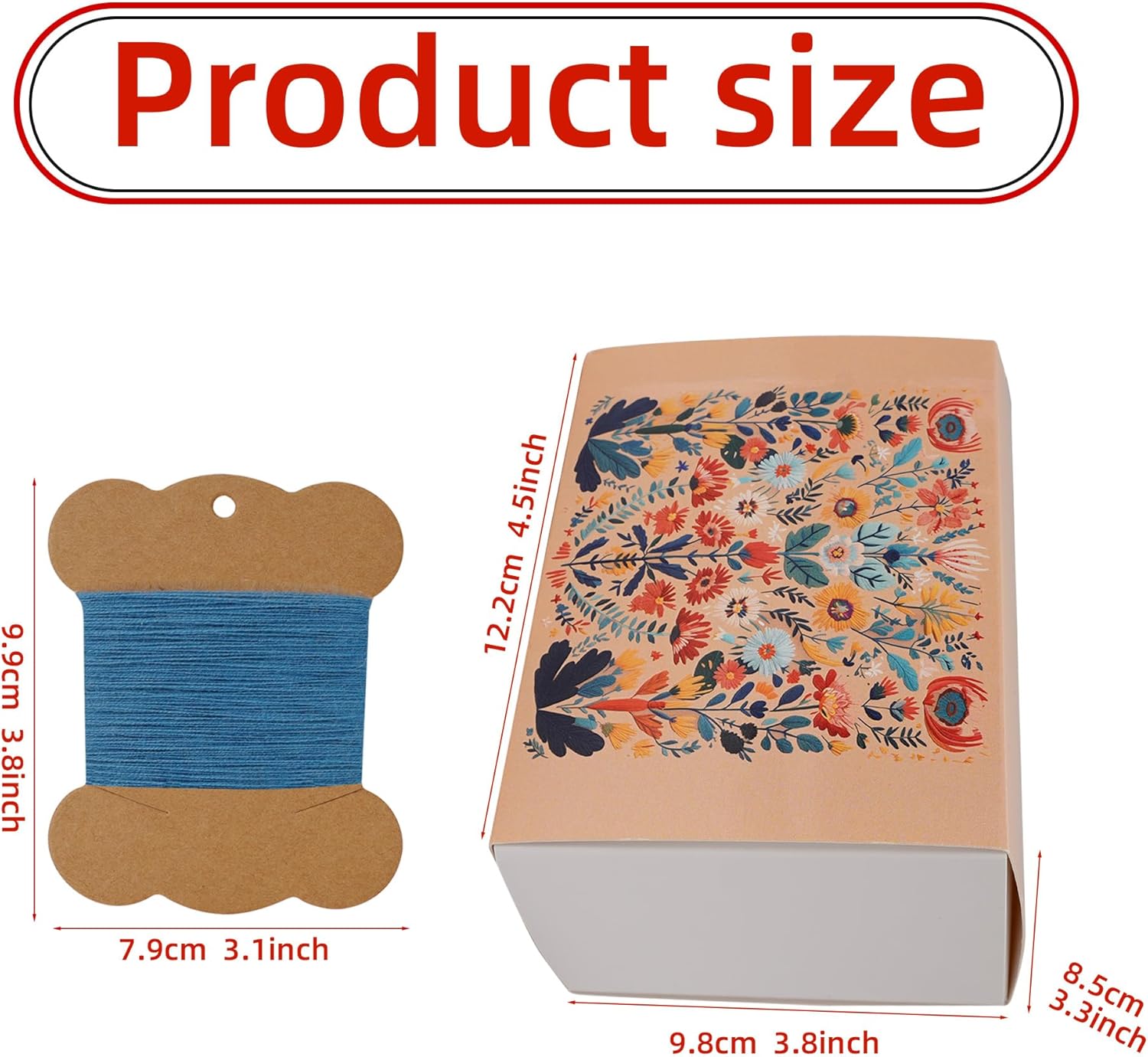 Wool Embroidery Thread 50m Each Spool X 20Pcs,Darning Wool Blend Thread for Embroidery, Hand Sewing DIY,Machine Sewing,42S/2 (Colour A)