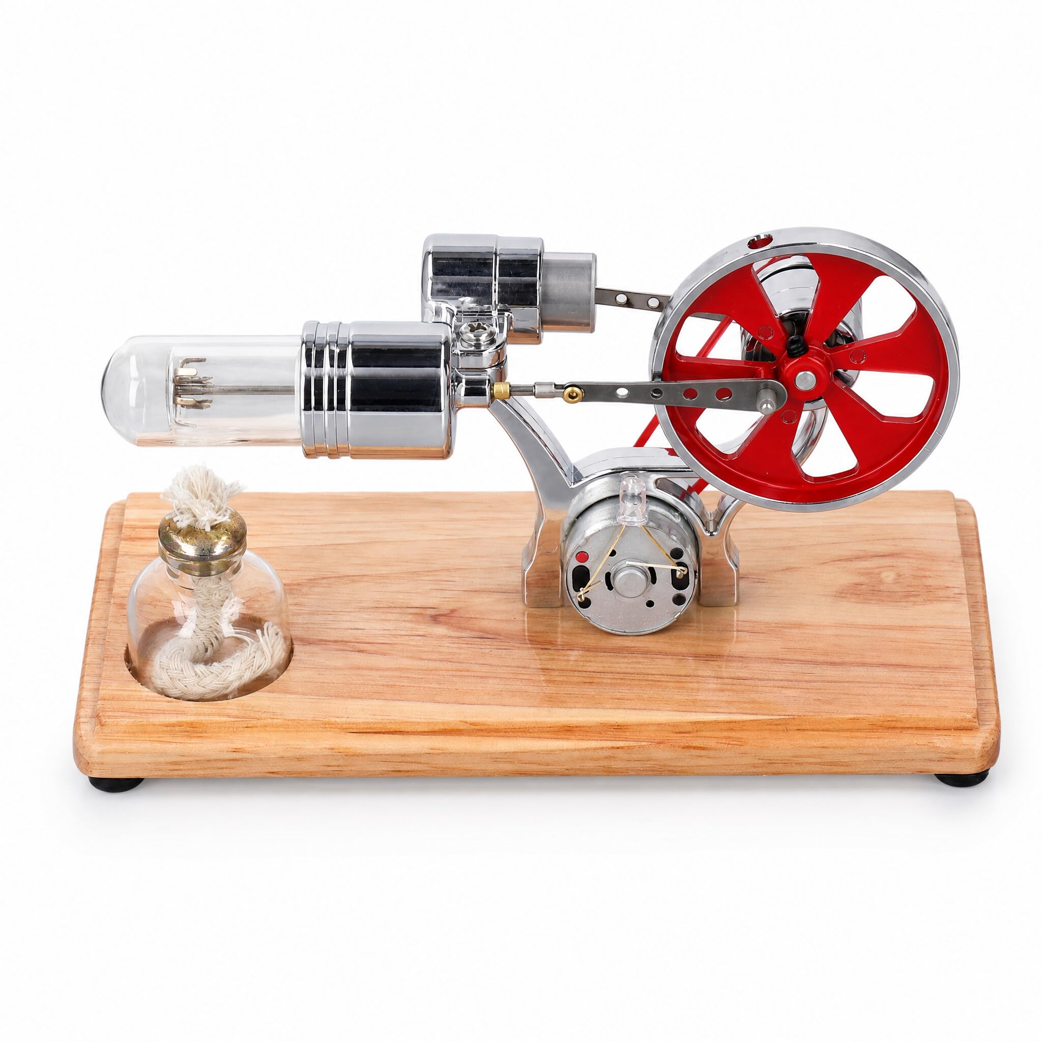 Modello Motore Motore Stirling motore stirling da montare Giocattolo Educativo, Basso Rumore, Basso Inquinamento, Funzionamento Più Fluido, Modello Fisico Motori