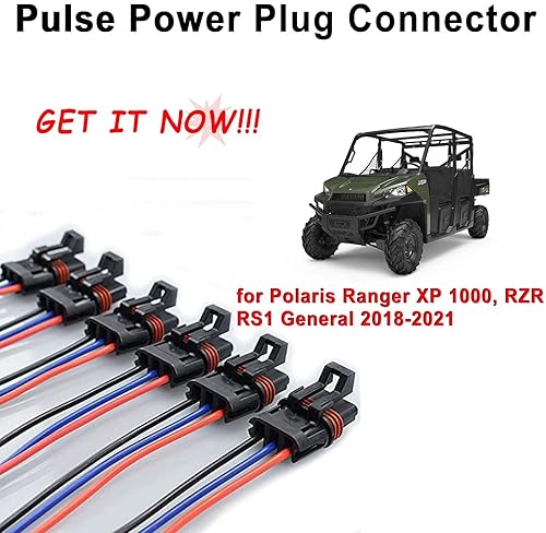 Miniatura 7 de Pulse Bus Bar Conector de alimentación Pigtail para Polaris Ranger XP 1000  RZRPro RS1 General 2018 2019 2020 2021 Pulse Plug Bus Bar Arnés Pigtail