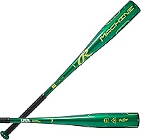 Rawlings Machine -10 USA Baseball Bat | 2 5/8" Alloy Barrel | One-Piece for Youth Explosive Swings